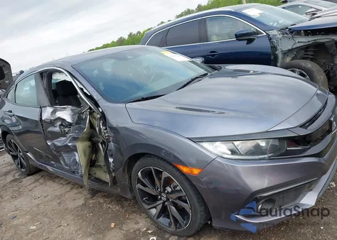 2020 Honda Civic Sport z USA, uszkodzony, nr VIN 2HGFC2F83LH514162